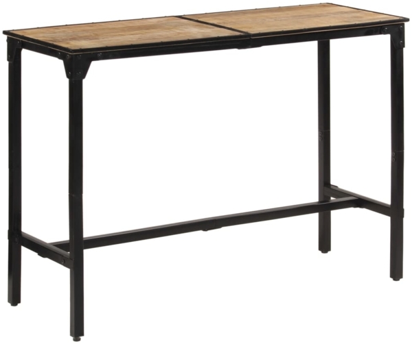vidaXL Bartisch 150x55x107 cm Raues Massivholz Mango 358937