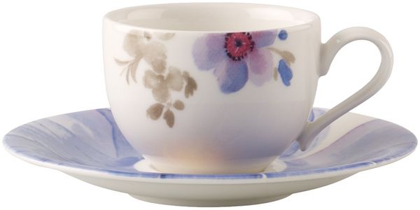Villeroy & Boch Mariefleur Gris Basic Espressotasse mit Untertasse 50 ml