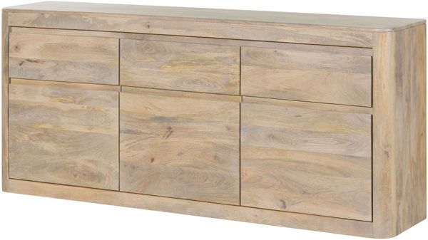 Sideboard Mango 185 x 40 x 80 weiß lackiert TORONTO #301