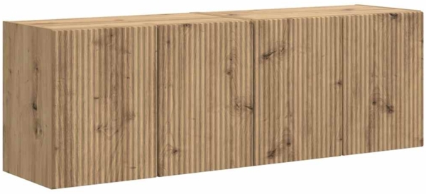 vidaXL TV-Wandschrank 2 pcs Artisan-Eiche 59,5 x 31 x 40 cm 892348