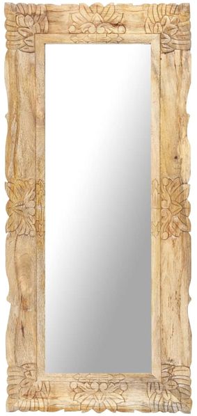 vidaXL Spiegel 110x50 cm Massivholz Mango 321637