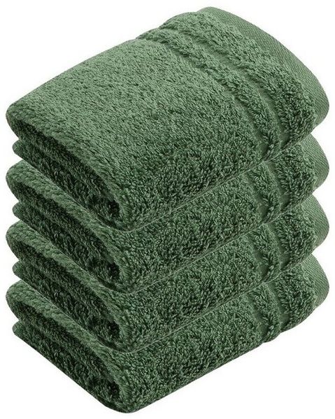 Vossen Seiftuch 4er Pack Seiftuch 30 x 30 cm Vienna Style Supersof, Frottier (Spar-Set, 4-St), Vegan