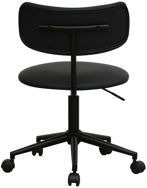 Bürostuhl Xory aus Kunstleder - Drehbar, Höhenverstellbar, Neigbar, Schwarz Bild 5