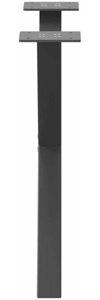 vidaXL Couchtischbeine X-Form 2 Stk. Anthrazit 50x(42-43) cm Stahl 4012898 Bild 6