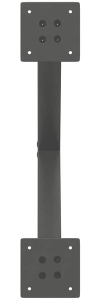 vidaXL Couchtischbeine X-Form 2 Stk. Anthrazit 50x(42-43) cm Stahl 4012898 Bild 7