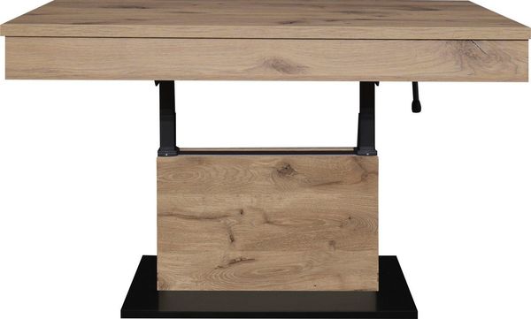 Mäusbacher Couchtisch Lift Couchtisch, höhenverstellbar 58-77cm,Tischplatte aufziehbar, Staufach, 110cm breit
