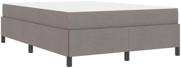 vidaXL Boxspringbett Taupe 140 x 200 cm Stoff 3398868 Bild 9