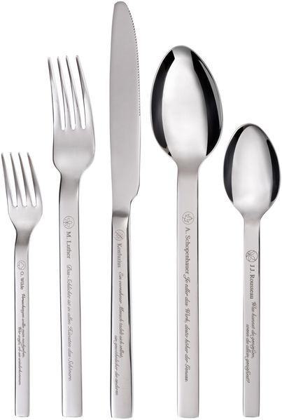 Besteckset 30-teilig, Edelstahl 18/10, Serie POESIE