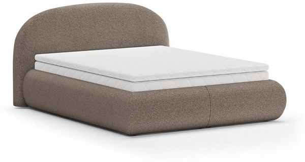 Beautysofa Polsterbett mit Bettkasten und Rahmen MOTTI, 140, 160 oder 180cm, mit oder ohne Matratze