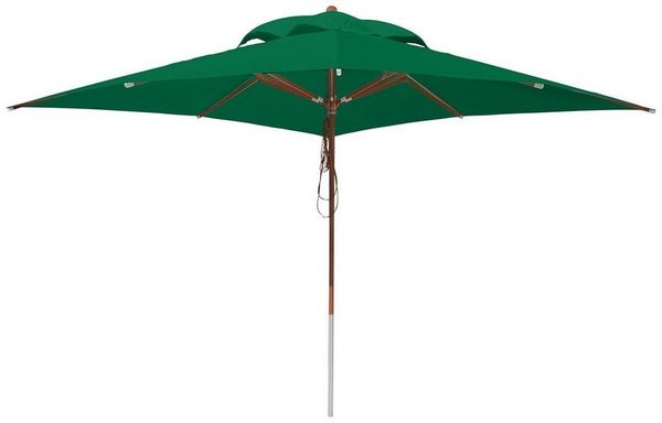 anndora-sonnenschirm Sonnenschirm 4x4 Meter quadratisch Winddach, LxB: 400,00x400,00 cm, wasserabweisende Oberflächenbeschichtung