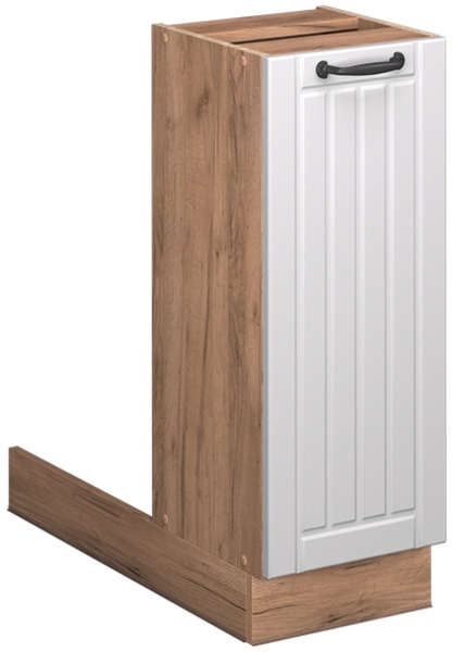 Kücheninsel Fame-Line Weiß Landhaus 30 cm ohne Arbeitsplatte Vicco