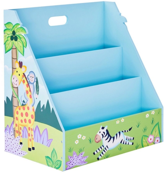Fantasy Fields Kinder Bücherregall Stabiles Kinderregal Sunny Safari TD-13141A