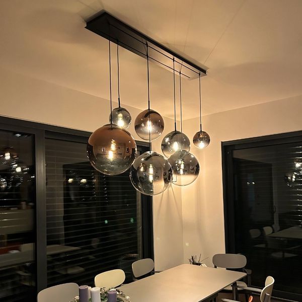 s.luce Modular Balken Baldachin mehrflammig Rechteckig Weiß 120cm