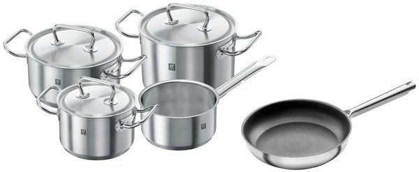 Kochtopf-Set Twin Classic 5tlg, Edelstahl, Silber