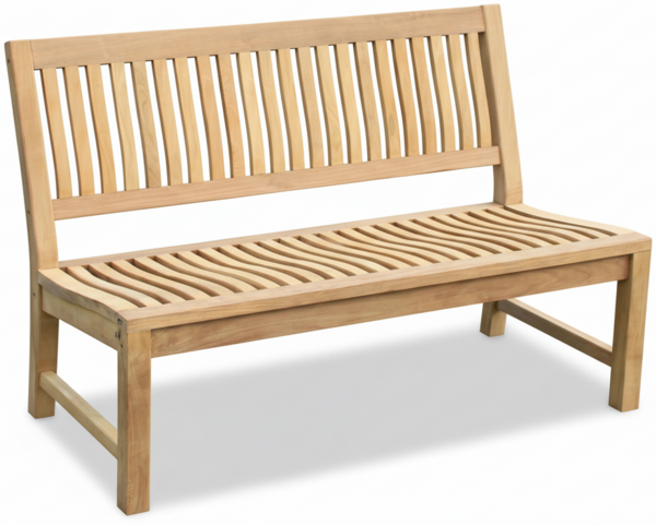 Premium Teak Gartenbank Kingsbury Teakbank Parkbank Teakbank nachhaltig 150cm