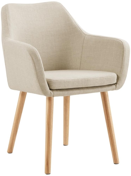 Armlehnstuhl in Beige
