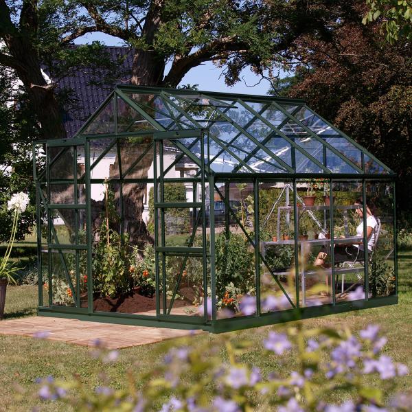 Vitavia Gewächshaus "Mars 8300", smaragd grün, 8,3 m²,3 mm ESG Bild 4