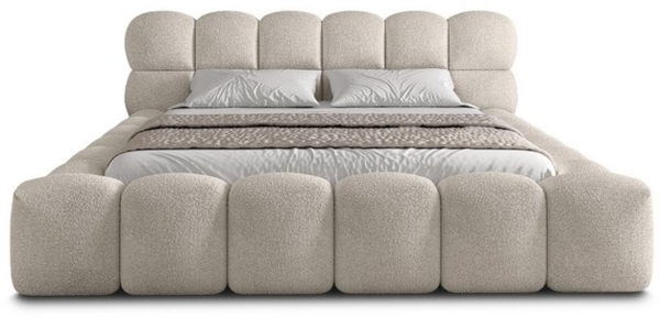 wonello Polsterbett Mira 1 (das Original), Bett mit Bettkasten und Lattenrost – eleganter Boucle-Stoff Bild 4