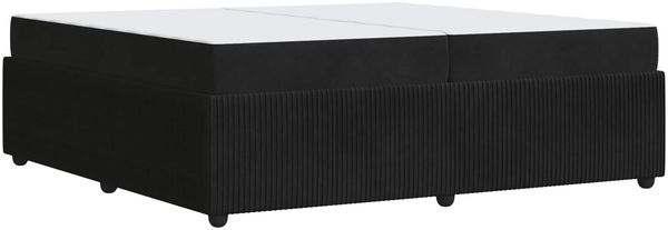 vidaXL Bettrahmen mit Matratze Schwarz 200 x 200 cm Stoff 3398440 Bild 7