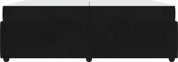 vidaXL Bettrahmen mit Matratze Schwarz 200 x 200 cm Stoff 3398440 Bild 5