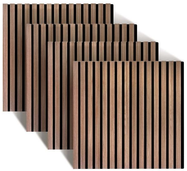 Relaxdays Akustikpaneele 4er Set 60 x 60 cm