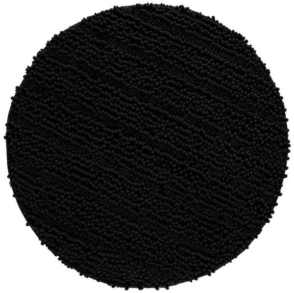 Wecon home Basics Badematte Benno, Höhe 22 mm, Polyester, rund, waschbar, rutschfest, sehr weich, strapazierfähig, Chenille, robust