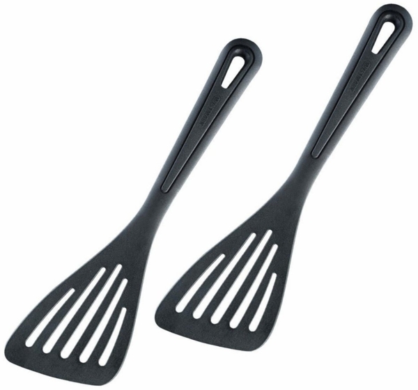 WESTMARK Pfannenwender 2 Stk, Länge: 30 cm, hochhitzebeständig bis 270 °C, PPA, Gentle Plus