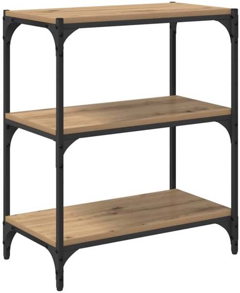 vidaXL Bücherregal Artisan-Eiche 60 x 33 x 70,5 cm Holzwerkstoff 881106