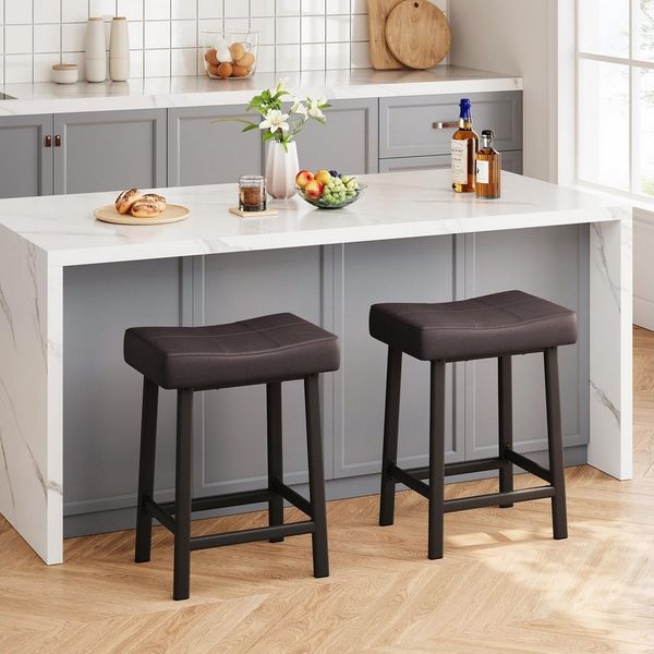 GarveeMore Barhocker Barstuhl 2er Set Bistrostuhl Küchenhocker