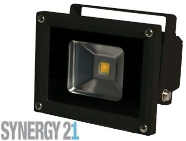 Synergy 21 LED Spot Outdoor Baustrahler 10W schwarzes Gehäuse - blau V2