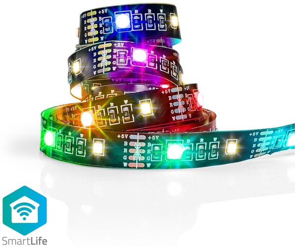 SmartLife LED-Streifen | Bluetooth® | RGB / Warmweiss | SMD | 2.00 m | IP20 | 2700 K | 380 lm | Android™ / IOS