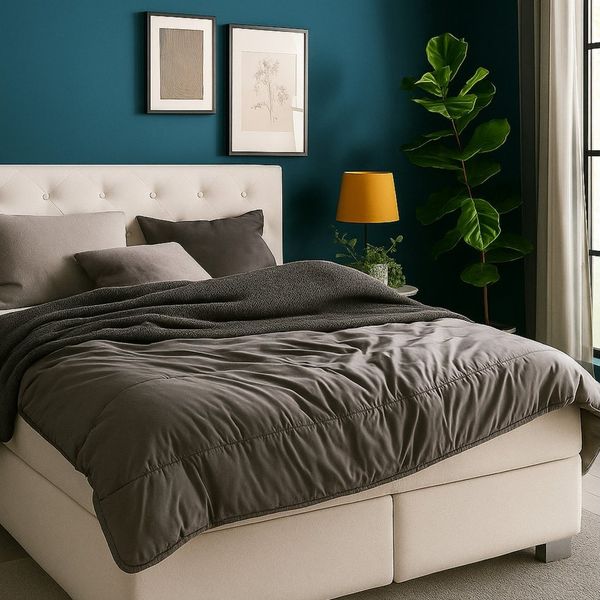 OTTO home Microfaserbettdecke Clarra, Bettdecke 135x200 cm, 155x220 cm, 200x200 cm, Füllung: Polyester, Bezug: Polyester, Bettdecken in grau, Sommer, Winter, 4 Jahreszeiten, Decke