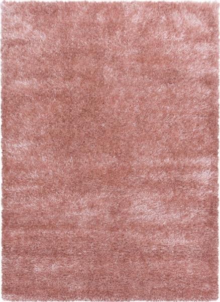 Hochflor Teppich Baquoa rechteckig - 120x170 cm - Rosa