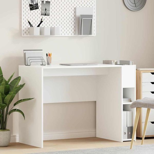 vidaXL Schreibtisch Weiß 109 x 50 x 78 cm Holzwerkstoff 891200