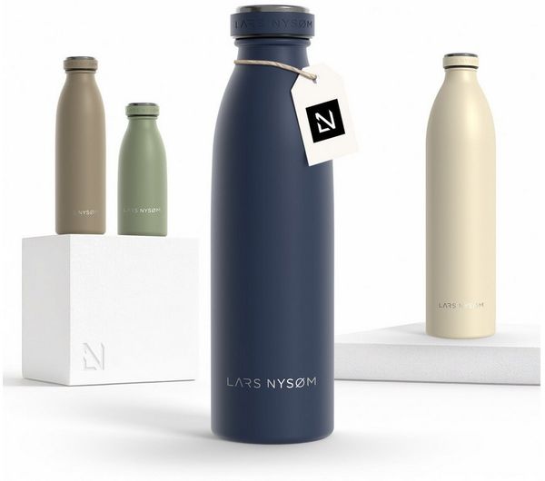 LARS NYSØM 'Ren' Thermoflasche, Midnight Blue, 500 ml