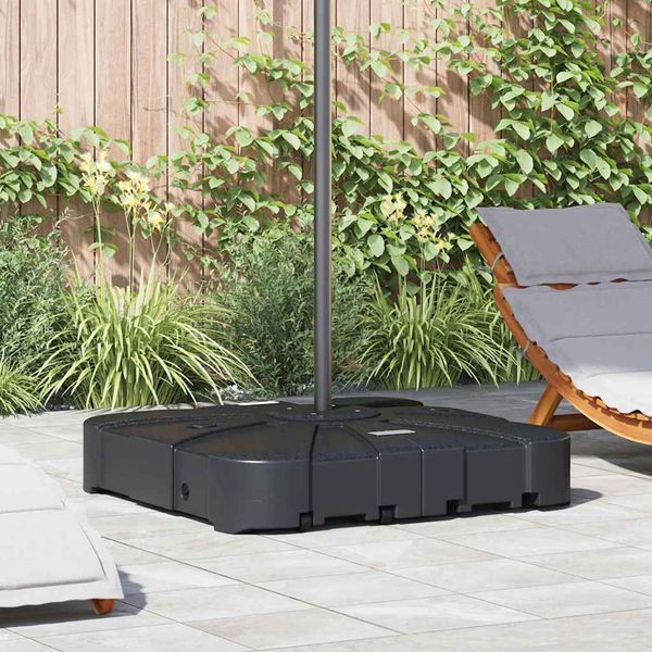 vidaXL Basis für Freischwinger-Sonnenschirm Schwarz 86 x 86 x 19 cm 42006932