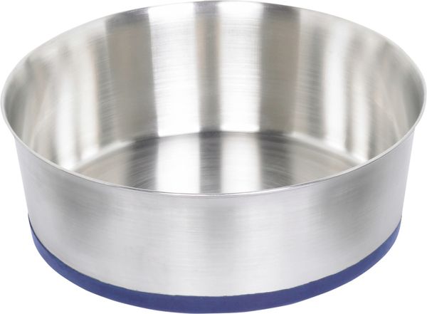 Nobby Hundenapf Edelstahl Heavy rutschfest Ø 21 cm - 1,9 L silber