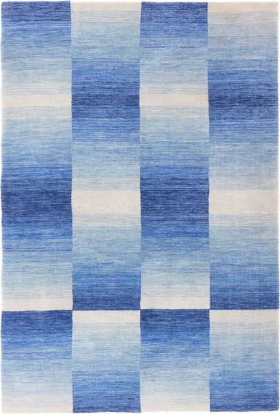 Gabbeh Teppich - Loribaft Softy - 185 x 123 cm - blau