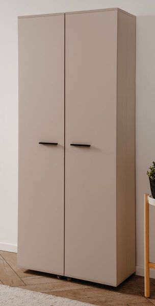 Schuhschrank Logu in Samt 74 x 182 cm