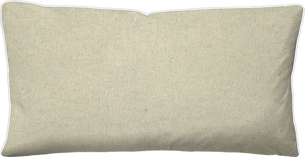 biberna Melange-Flanell Kissenbezug 0840500 MELANGE UNI, kitt, 1x 40x80 cm