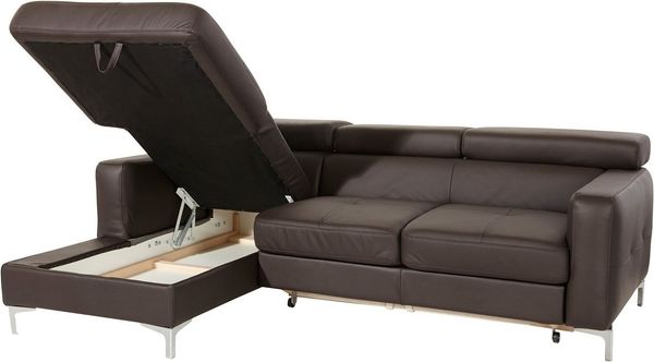COTTA Ecksofa Sammy L-Form, mit Kopfteilverstellung, wahlweise mit Bettfunktion