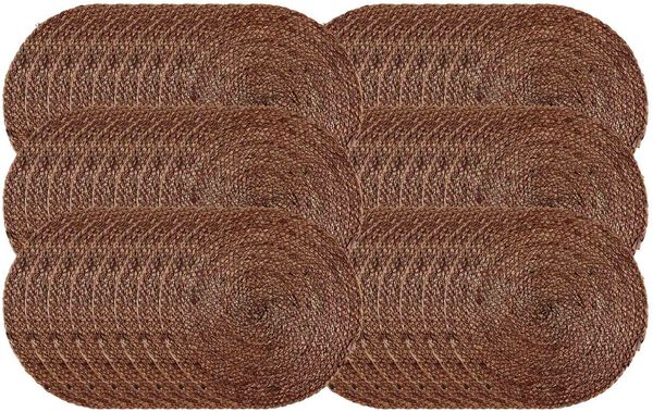 Ritzenhoff & Breker Sorella Platzmatte ø 35 cm 48er Set Dunkelbraun