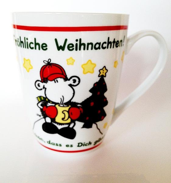 Limited Sheepworld - Weihnachtstasse schön das es dich gibt Tasse Kaffeetasse