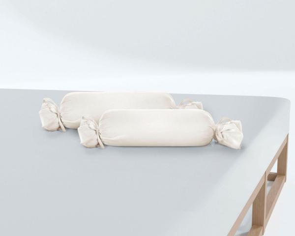 biberna Feinjersey-Kopfkissenbezug, natur, 2 x 15 x 40 cm