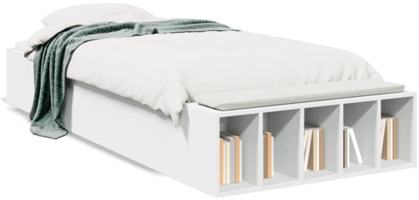vidaXL Bettgestell Weiß 90x200 cm Holzwerkstoff 3280608