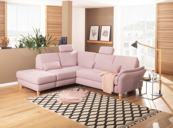 Home affaire Ecksofa Palace L-Form, incl. Sitztiefenverstellung, wahlweise mit Bettfunktion und Stauraum