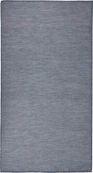 vidaXL Outdoor-Teppich Flachgewebe 80x150 cm Blau 340792