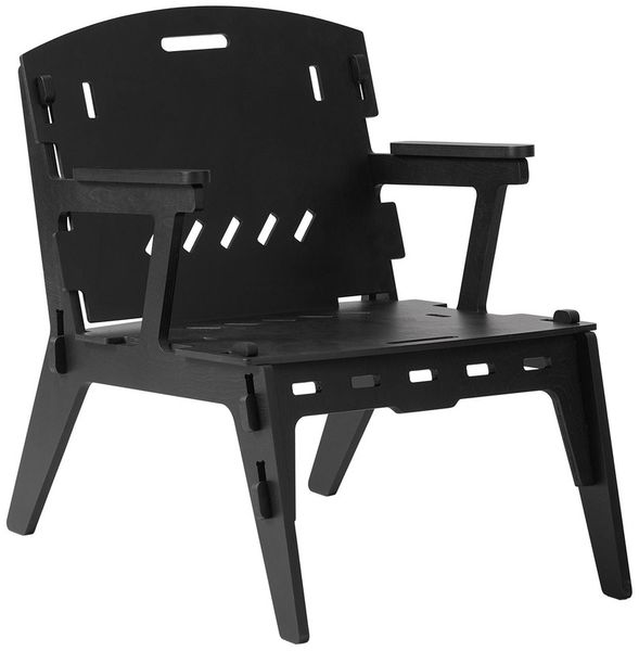 SoBuy HFST02-SCH Esszimmerstuhl, MDF, Lackiert, Schwarz, 72 x 70 x 55 cm