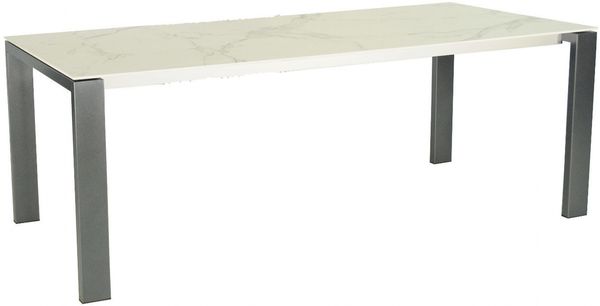 SIT Mobilia Gartentisch Olympia Oslo ausziehbar Edelstahl anthrazit 180/240x95 cm Keramik Ocean Black Bild 4