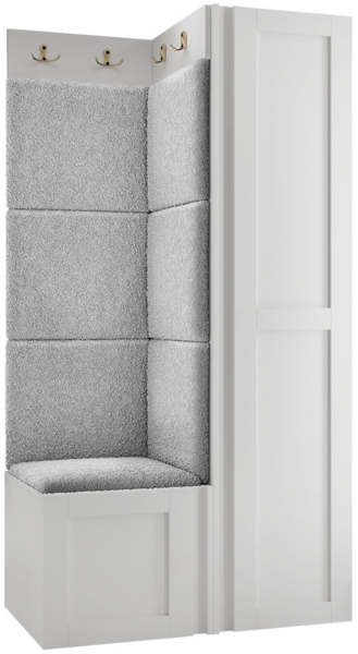 Garderoben-Set Rotuni XXV (Farbe: Weiß, Abriamo 06) Bild 2